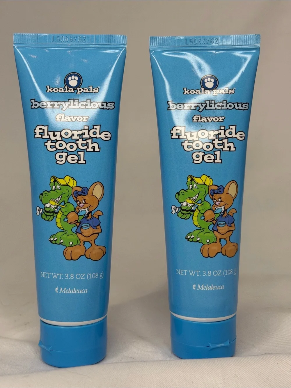 Melaleuca Koala Pals Tooth Gel +Fluoride: Berrylicious 2 pack new and sealed